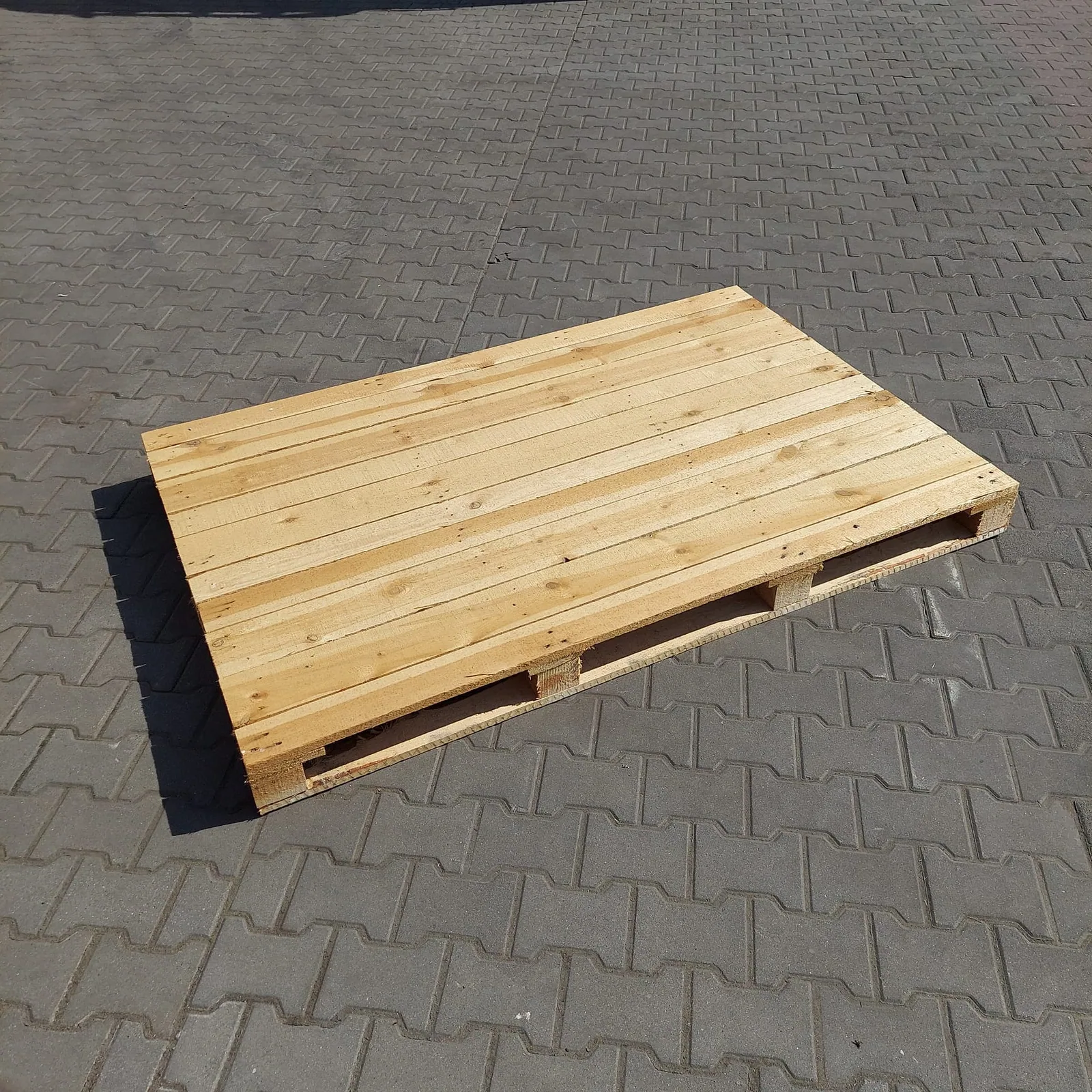Drewniany pełny blat paletowy